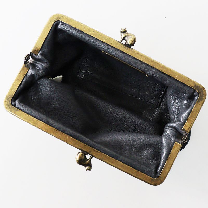 美品ミナペルホネン mina perhonen カドルポーチ　タンバリン 刺繍 ミナペルホネン mina perhonen tambourine cuddle pouch カドルポーチ