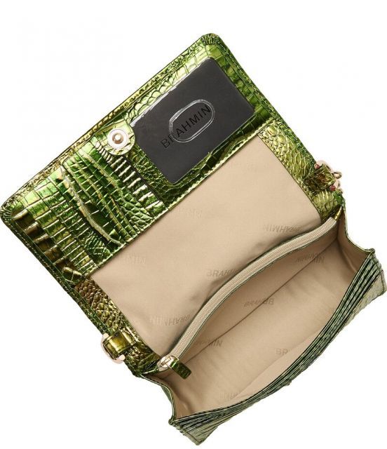 【送料無料】 ブランミン レディース ショルダーバッグ バッグ Melbourne Collection Cacti Green Minuette Crossbody Bag Cacti Green