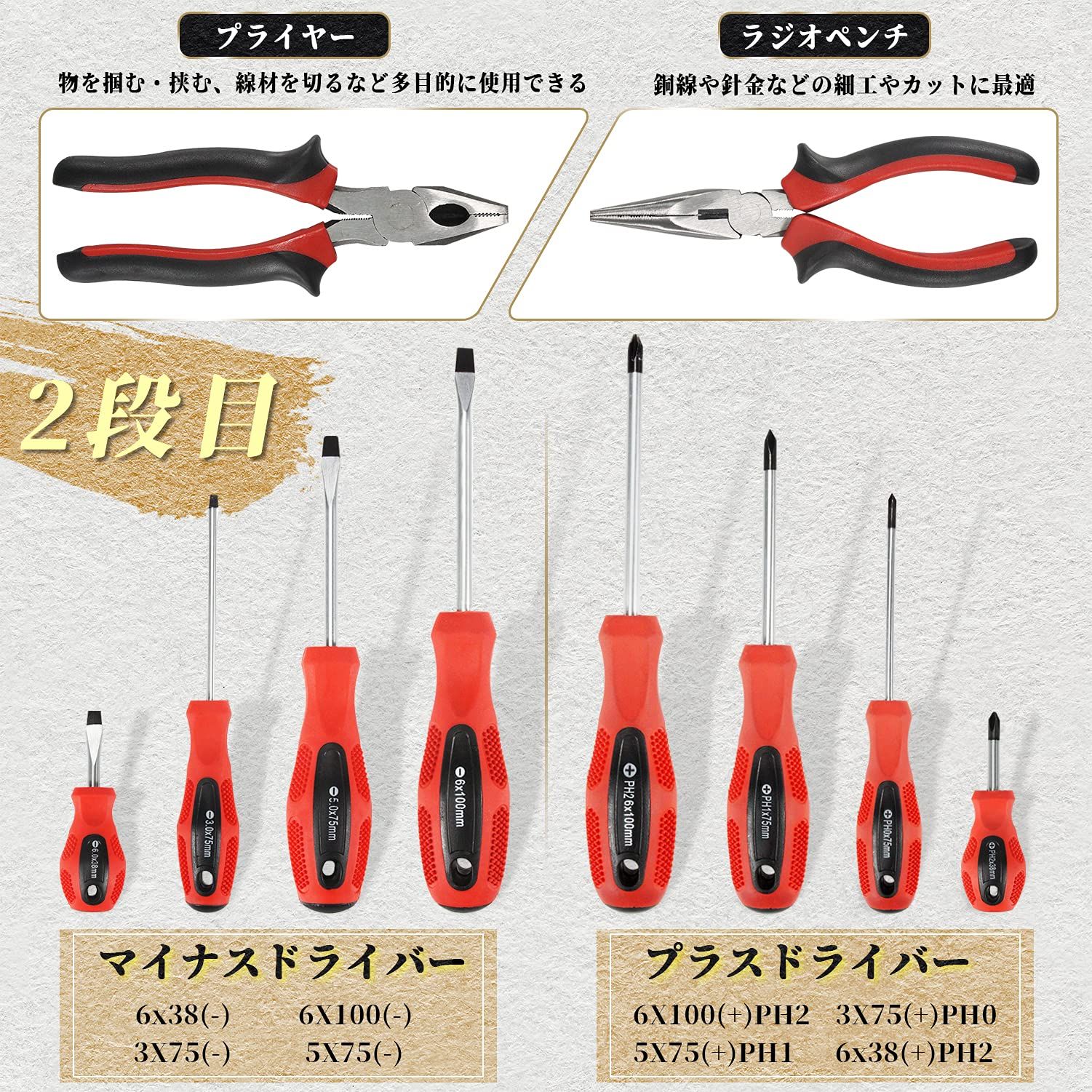 自動車メンテナンス用 ホームツールセット