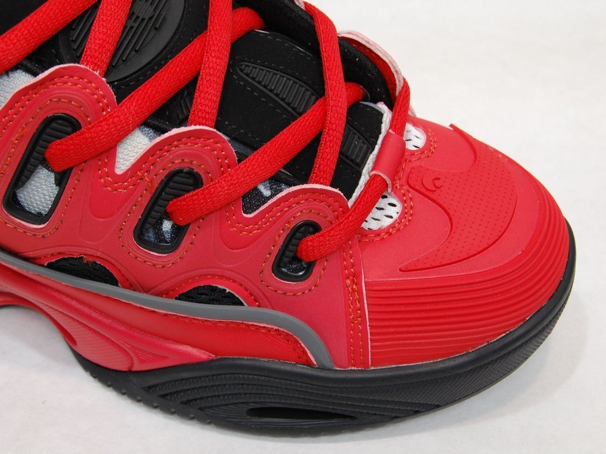 OSIRIS D3 2001 red/black/grey オサイラス レッド 真っ赤 ブラック 