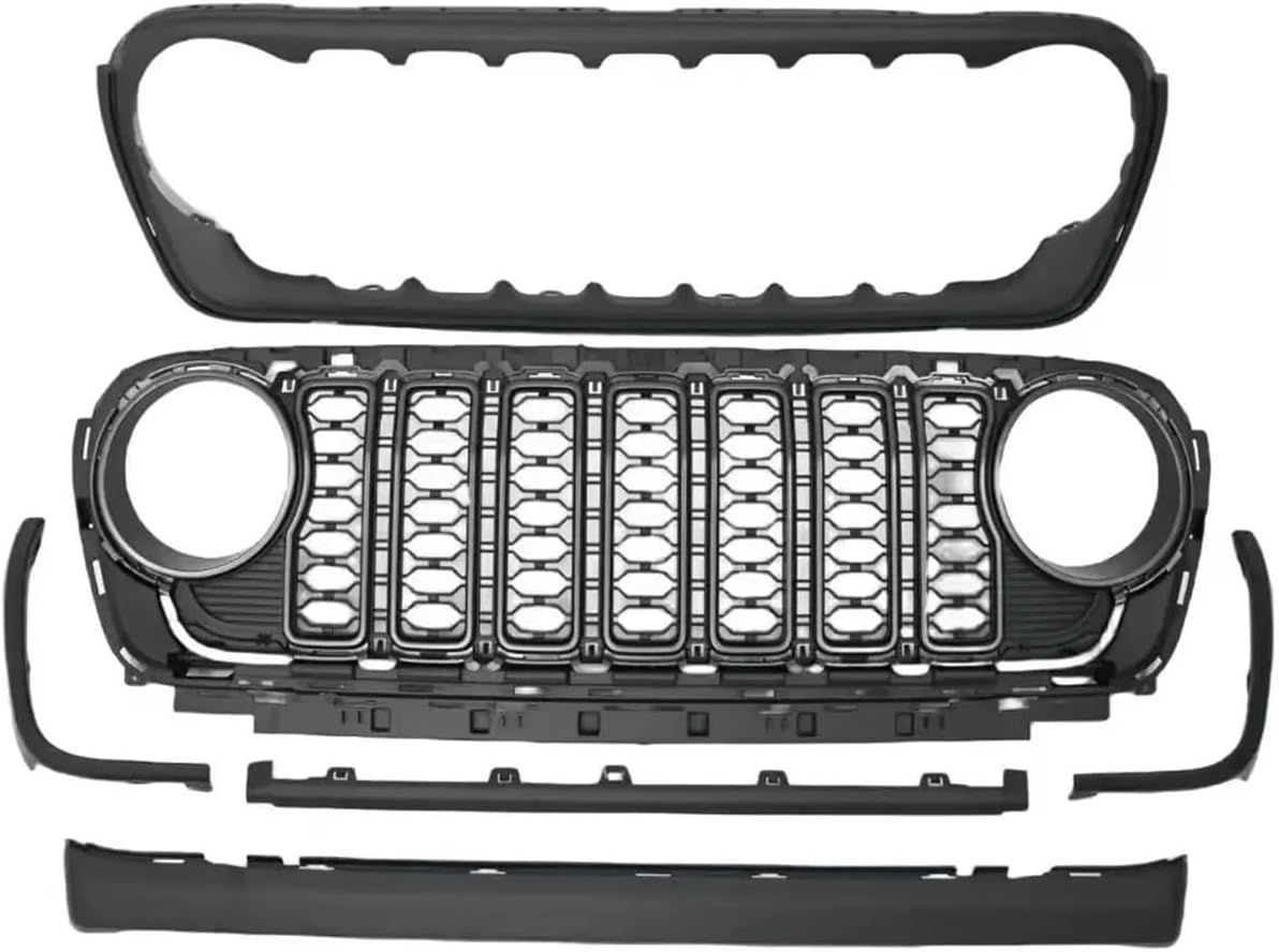 JL型 2018 対応 フロントグリル グリルカバー カメラ穴なし ABS製 外装 カスタムパーツ