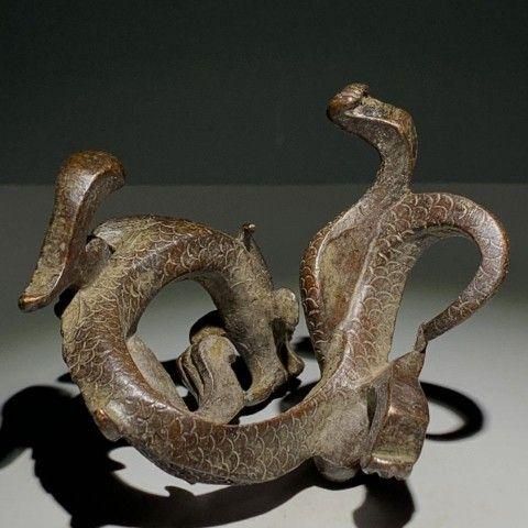 人気ブランド 装飾品 古文房具 筆入 盤龍筆置き 工芸品 メルカリ - 置物 美術品 工芸品