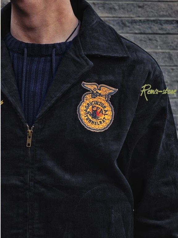 刺繍コーデュロイ