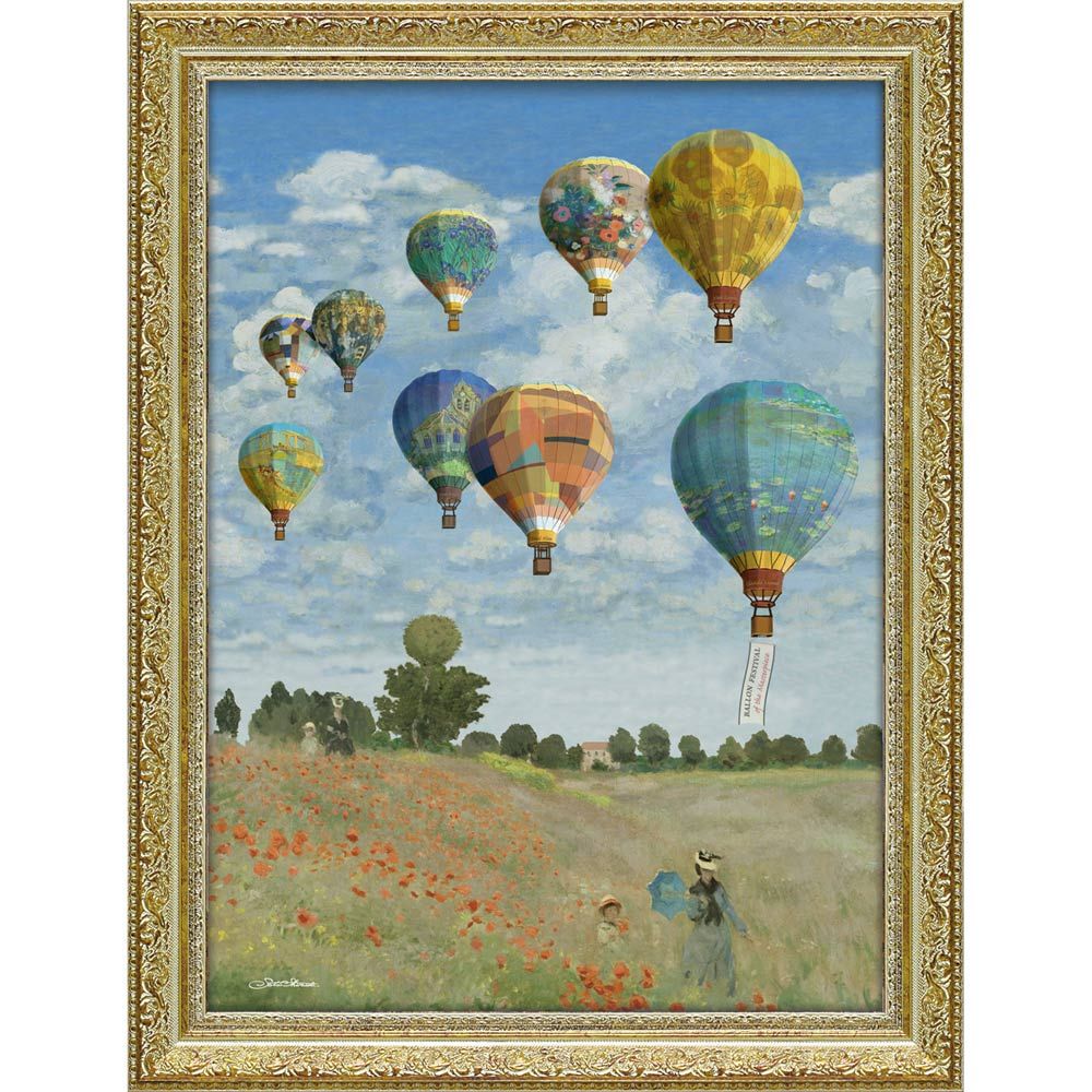 絵画 白石 創多 名画のバルーンフェスティバル