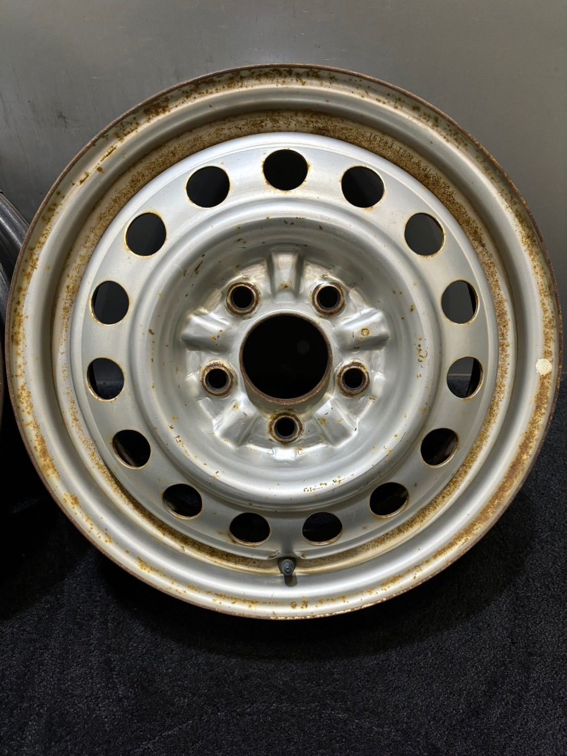 ☆ミツビシ パジェロミニ 純正 15インチ 5J +46 114.3 5H スチール