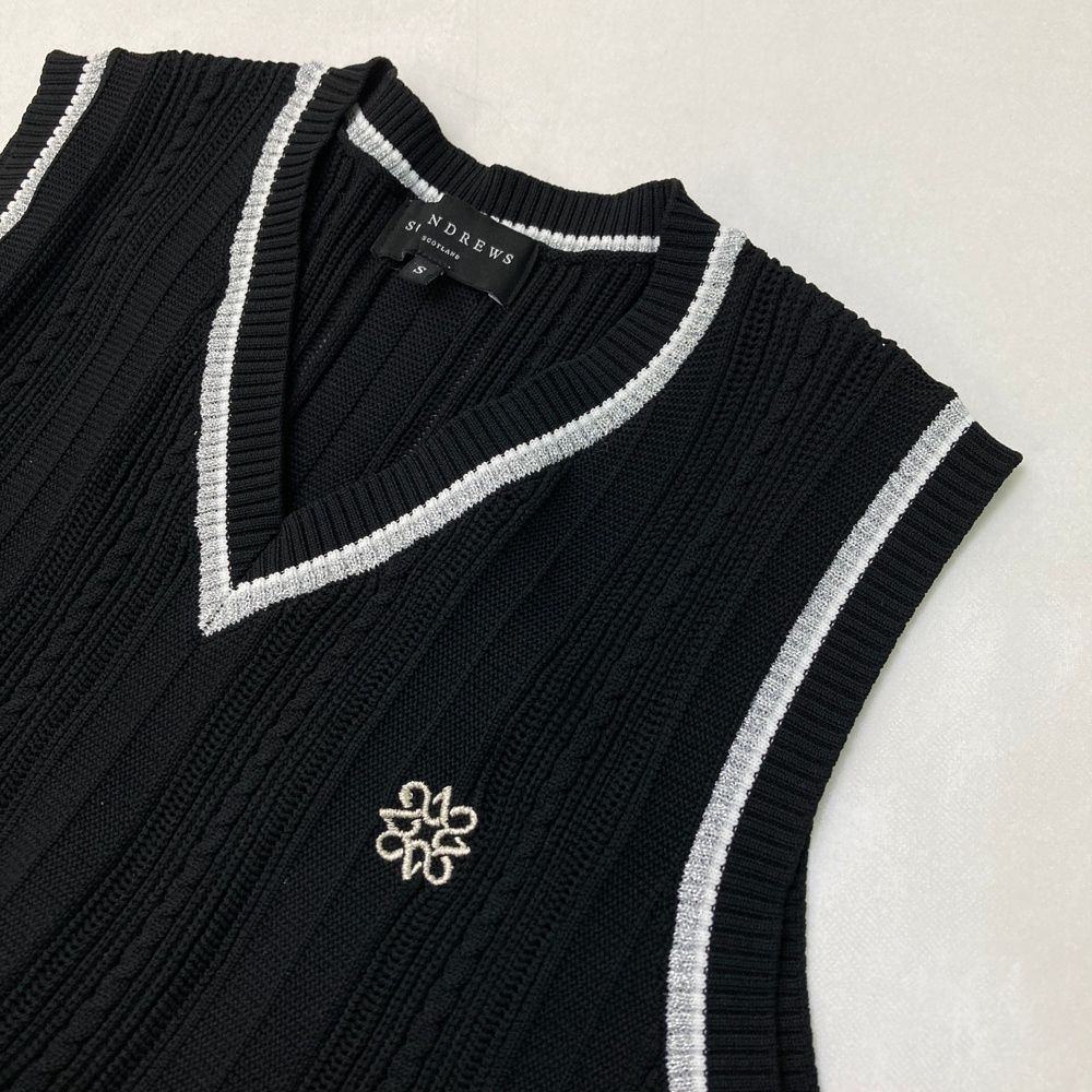 キャロウェイ レディース フード付きファーベスト（M） サイズ：M