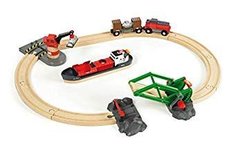 【】BRIO (ブリオ) WORLD カーゴハーバーセット [ 木製レール おもちゃ ] 33061 wgteh8f