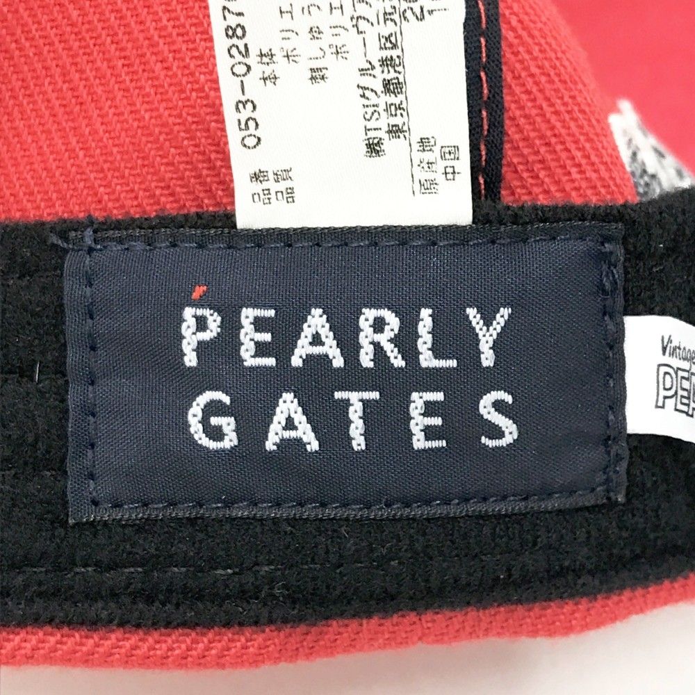 ☆値下げ☆パーリーゲイツ×PEANUTS キャップ ネイビー レッド