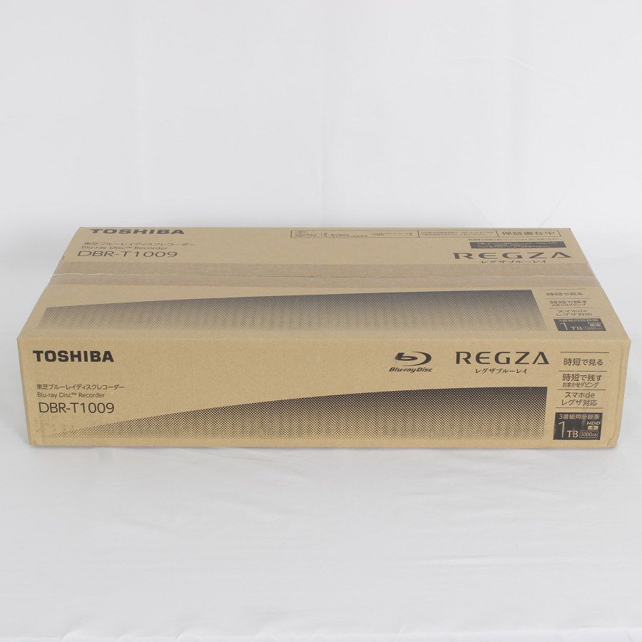 新品/未開封】東芝 REGZA ブルーレイ DBR-T1009 ブルーレイディスク 