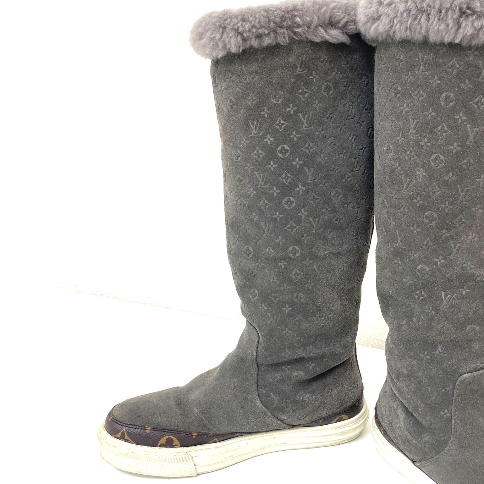 ムートンブーツ ロングブーツ