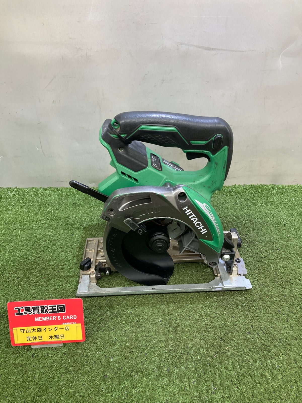 0921 HiKOKI 旧日立工機 14.4V コードレス丸のこ 充電式 刃径125mm C14DBL NN 本体のみ IT19IRVNM498