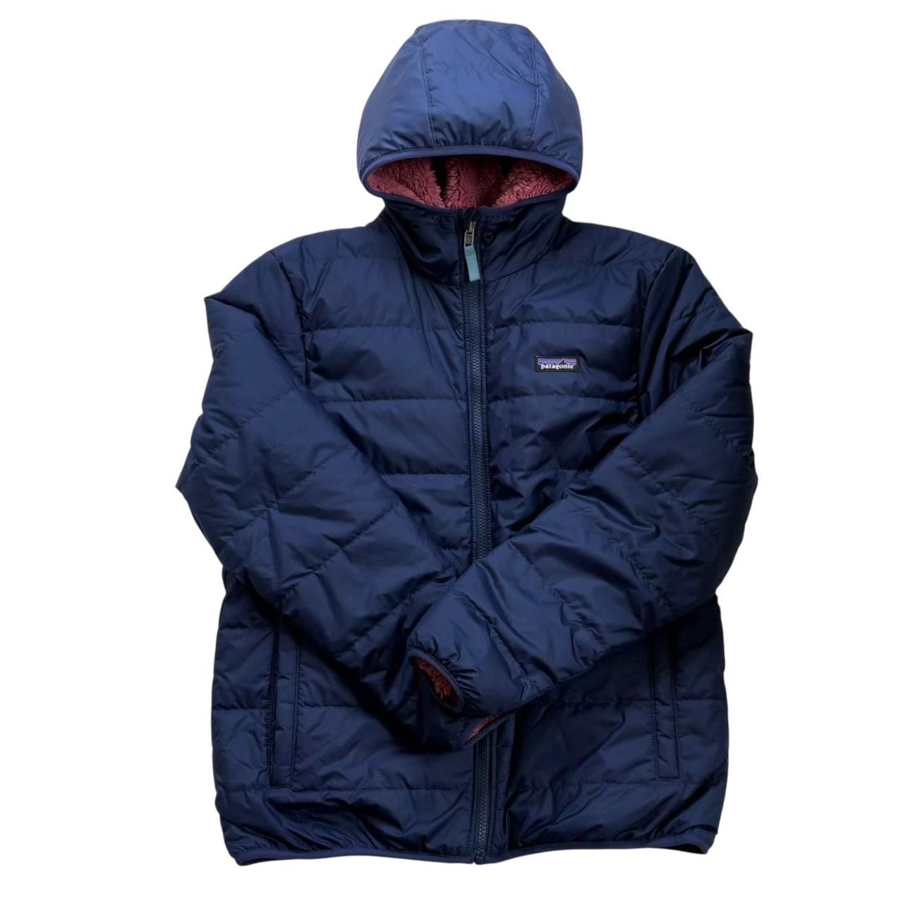 patagonia パタゴニア リバーシブルフリースジャケット ピンク 青 