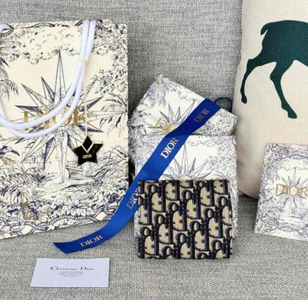 Dior ディオール オブリーク ジャカード 財布 NICORILABO_COM