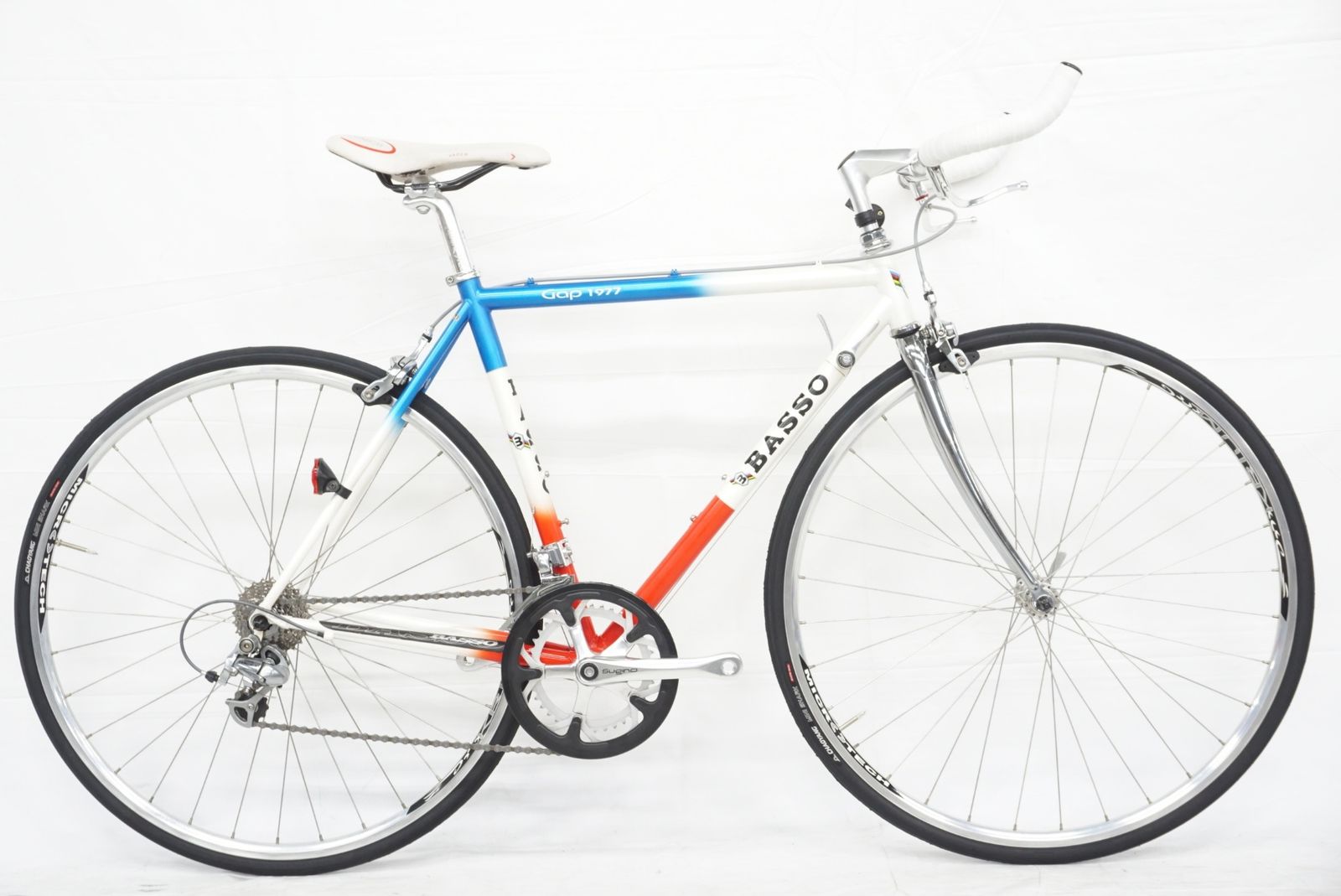 BASSO GAP トリコロール　【中古、価格要相談、6月末まで】 ロードバイク basso gap 1977 クロモリロード 中古