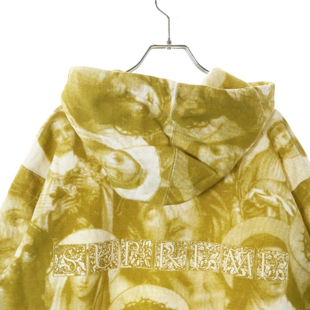 supreme ジーザス&マリア総柄パーカー　GOLD Mサイズ SUPREME (シュプリーム) 18AW Jesus and Mary Hooded Sweatshirt