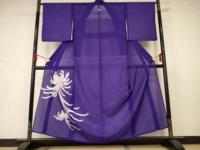 平和屋着物＊夏物 色留袖 絽 乱菊 洗える着物 AABA6569jd