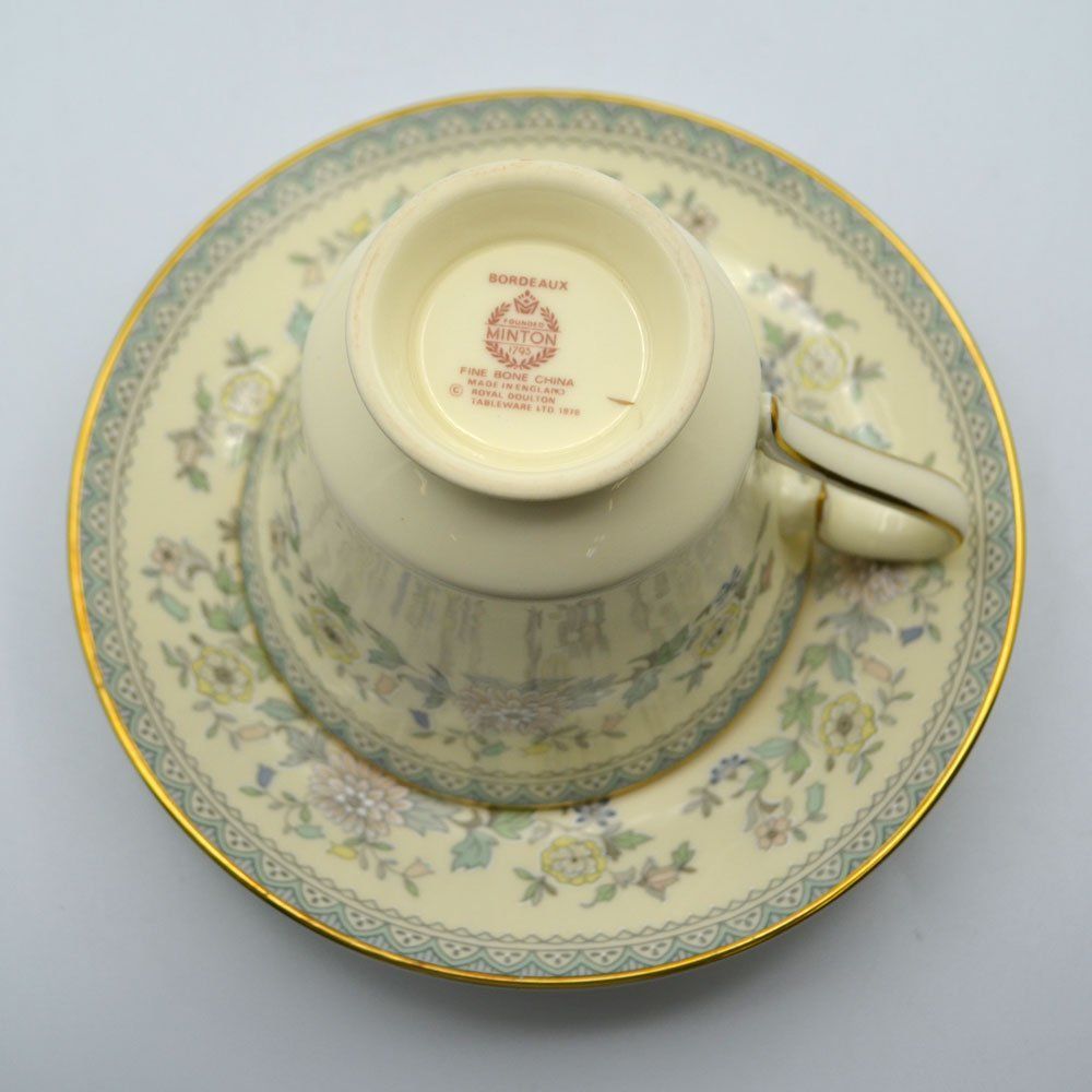 ヴィンテージ 食器 トリオ ティーカップ＆ソーサー Minton ミントン