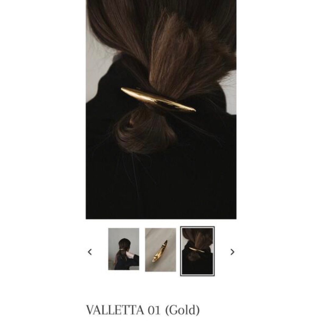LETICIA バレッタ ゴールド VALLETTA 01 (Gold) - ヘアアクセサリー