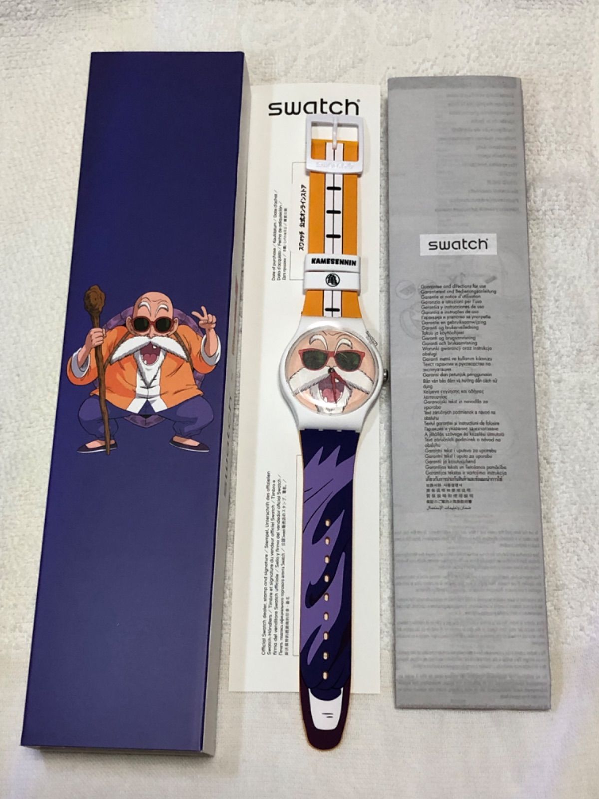 ★新品SWATCHxDRAGONBALL Z亀仙人ドラゴンボール プレゼント swatch スウォッチ ドラゴンボールZ コラボモデル 亀仙人