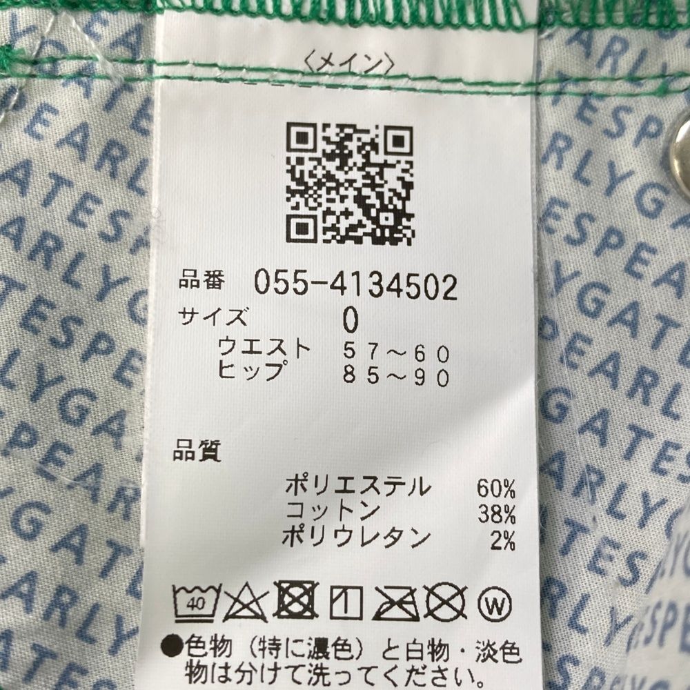 サイズ：0 PEARLY GATES パーリーゲイツ 2024年モデル ストレッチスカート チェック柄 グリーン系 [240101506010] ゴルフウェア レディース ストスト サイズ：0 PEARLY GATES パーリーゲイツ 2024年モデル ストレッチ