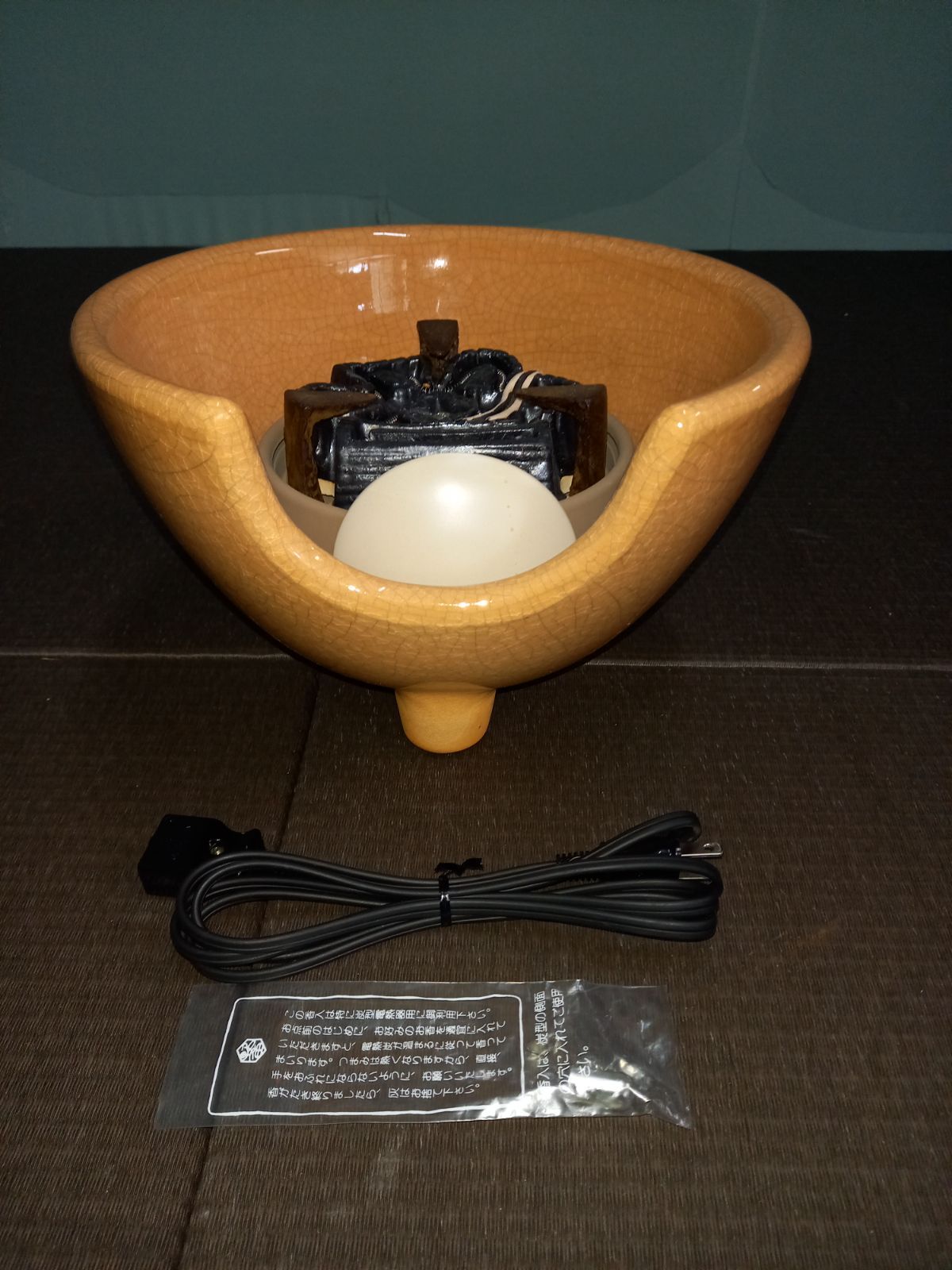 T-13】☆第17代・木村玉舟先生 備前焼牛伏香炉 共箱☆ T-13】☆第17代