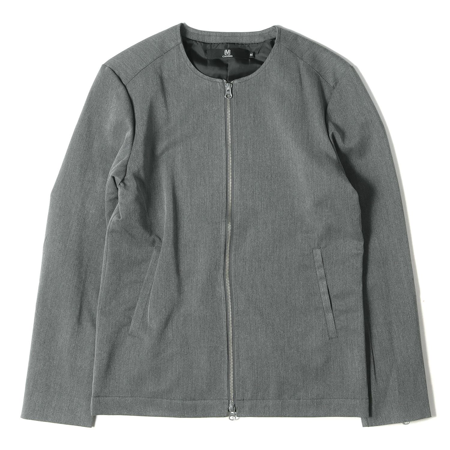 美品 CAMBIO カンビオ ジャケット ストレッチ ポリ レーヨン ノー 