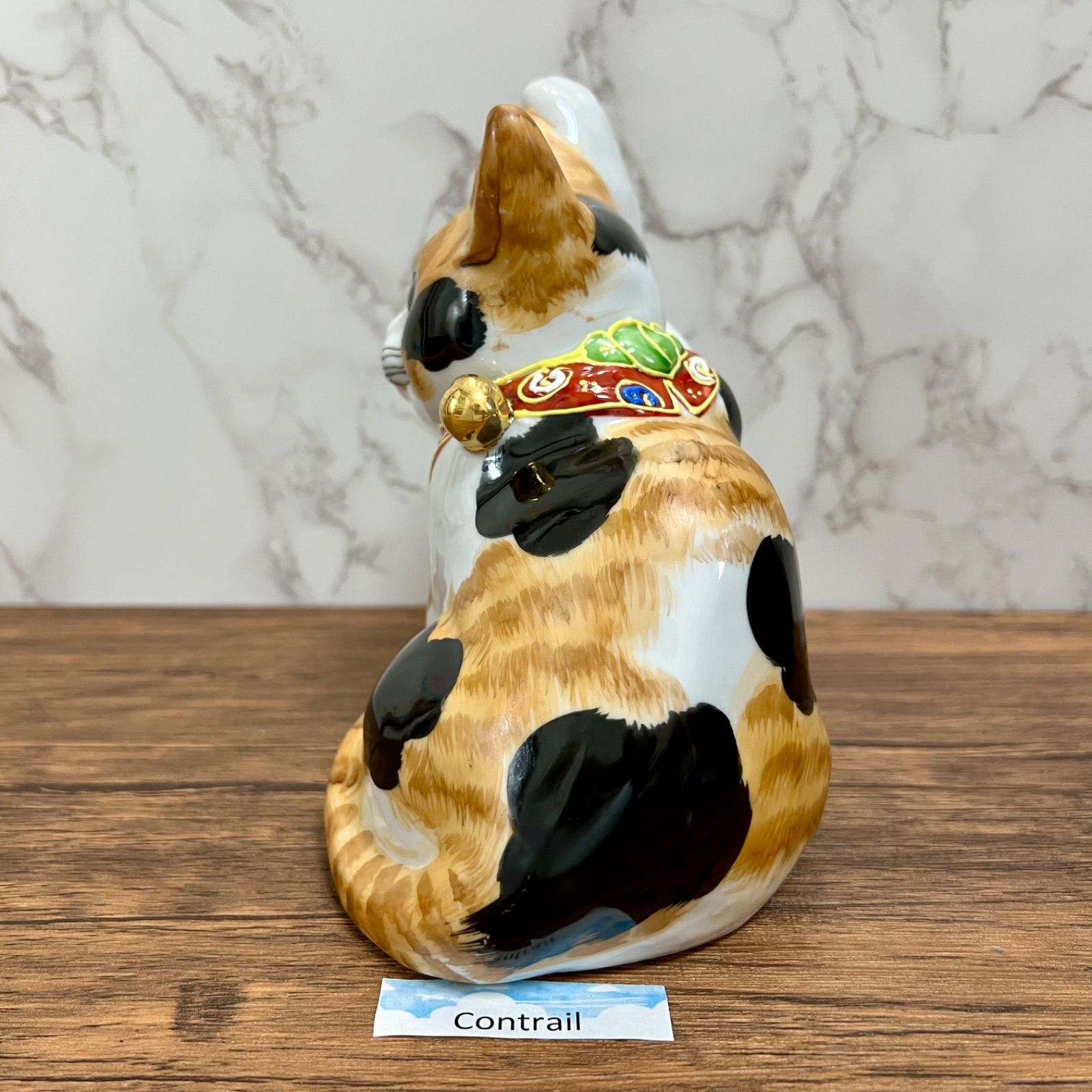 専用　九谷焼　招き三毛猫置物　12cm22cm10cm m73100716806_1.jpg?1714432918