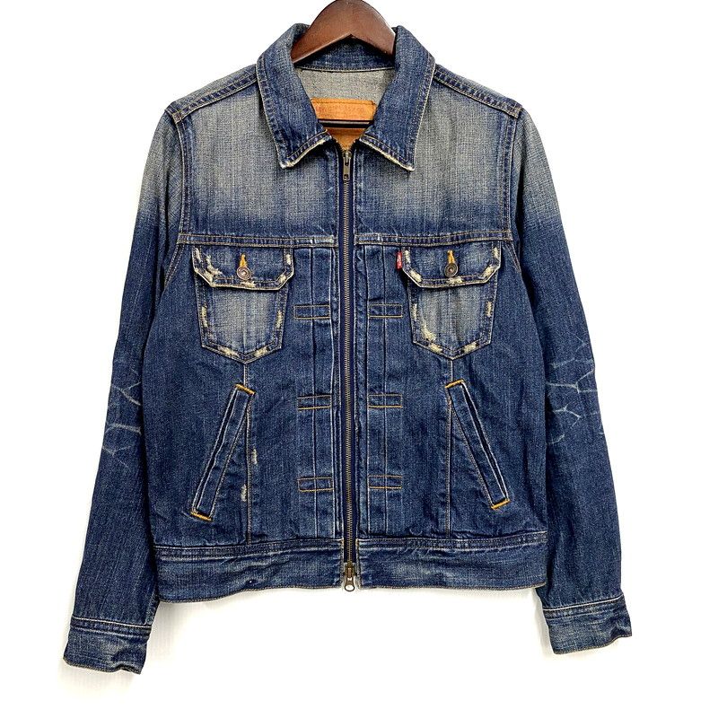 Levi s リーバイス SMALL-E DENIM JACKET 70602-00 デニムジャケット Gジャン ジージャン アウター サイズ S インディゴ メンズ 146-250428-ay-16-izu