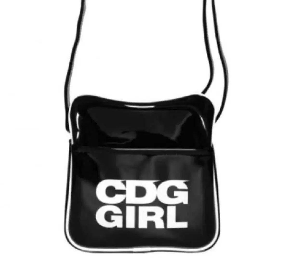 CDG GIRL COMME des GARCONS コム デ ギャルソン ガール エナメル クロスバッグ