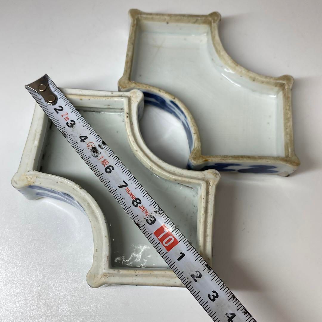 中国清朝時代 大明嘉靖年製 青花龍図蓋物 木箱付 東Y6-1202☆2Fトニヒ