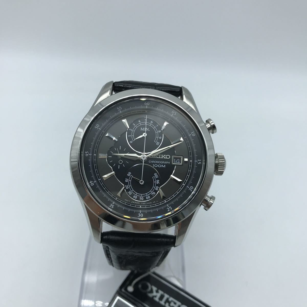 SEIKO セイコー ダブルレトログラード 100m防水 腕時計 クロノグラフ