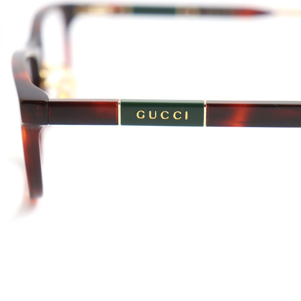 未使用品◇GUCCI グッチ GG0858OJ サイドロゴ入り スクエア型 眼鏡