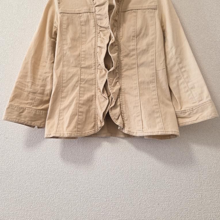 SONIA RYKIEL ソニアリキエル ジャケット フリル 38 Mサイズ
