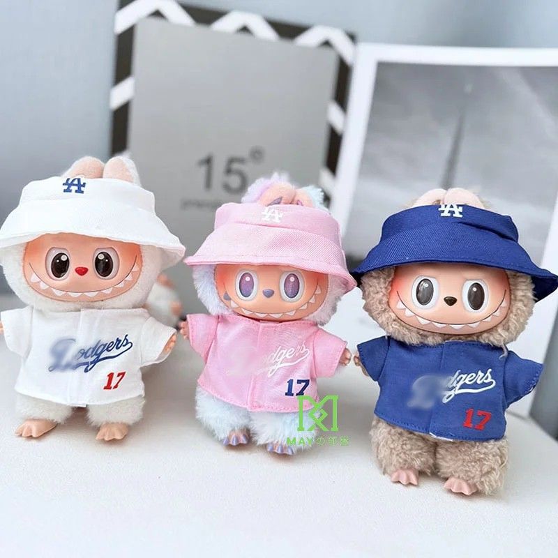 大谷くん　Los Angeles Dodgers　labubu着替えのみ ラブブ LABUBU 着せ替え ドジャース 大谷 ユニフォーム らぶぶ
