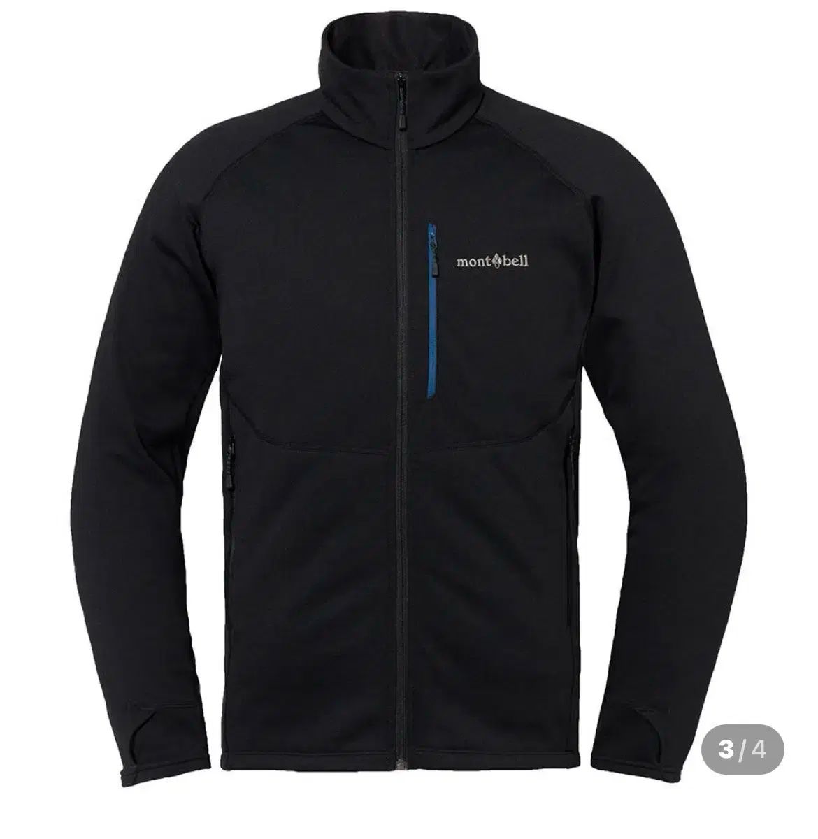 mont-bell モンベル メンズ トレイル アクション 起毛 ジャケット ブラック