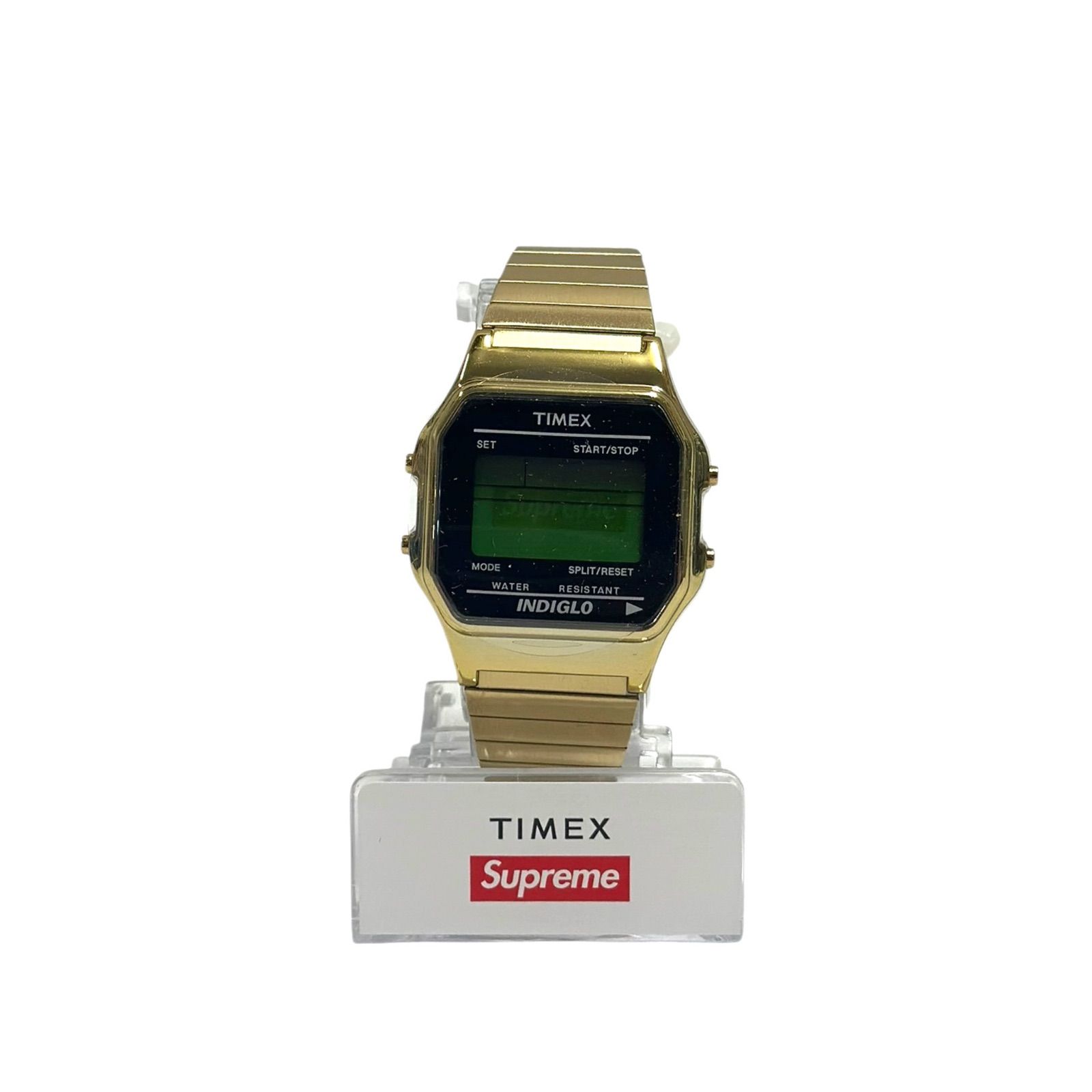 時計 supreme timex gold TIMEX 即納 タイメックス 腕時計 クラシックデジタル シルバー