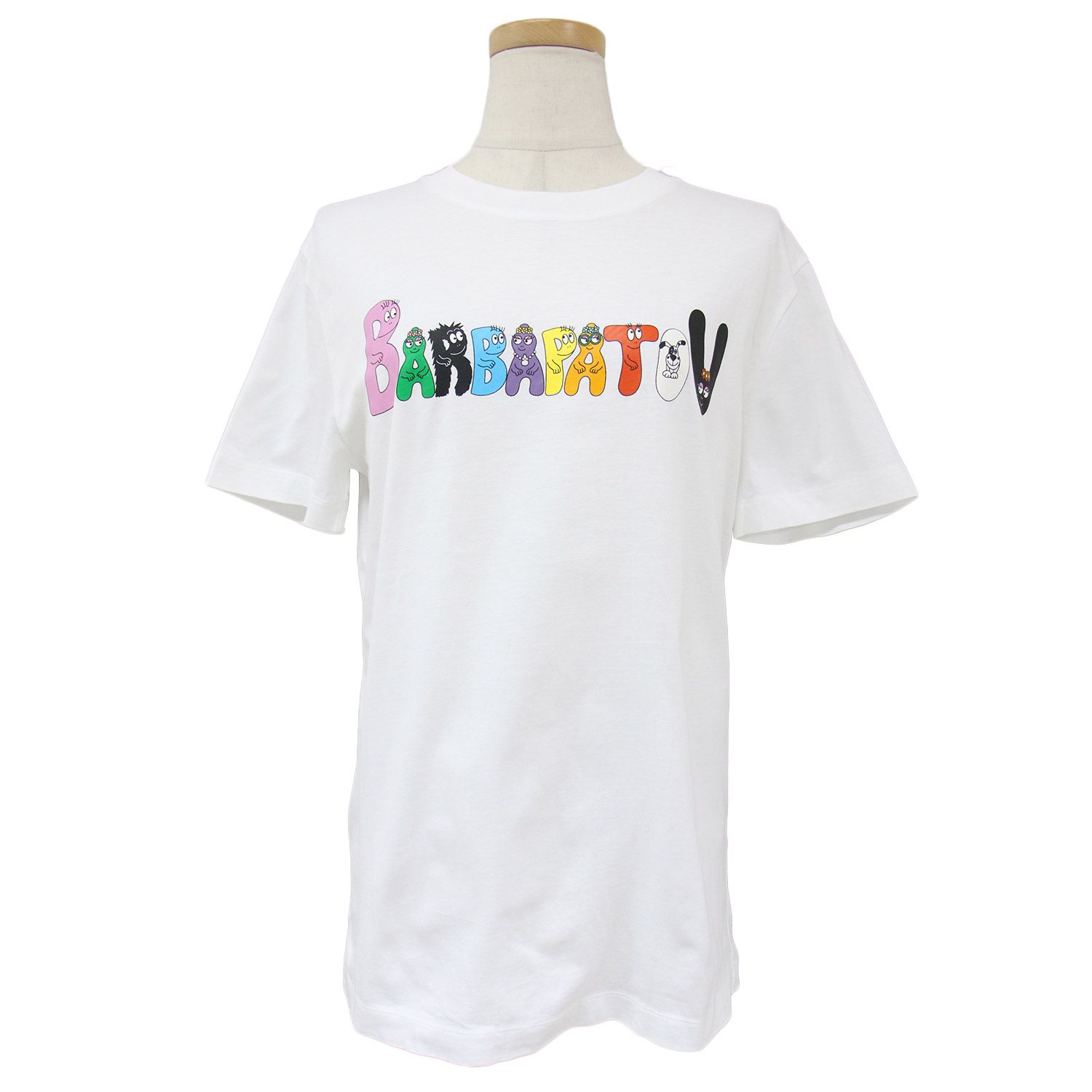 タグ付き PATOU L バーバパトゥ バーバパパ Tシャツ ホワイト 美品 PATOU パトゥ Tシャツ ホワイト 白 XS バーバパトゥ バーバパパ