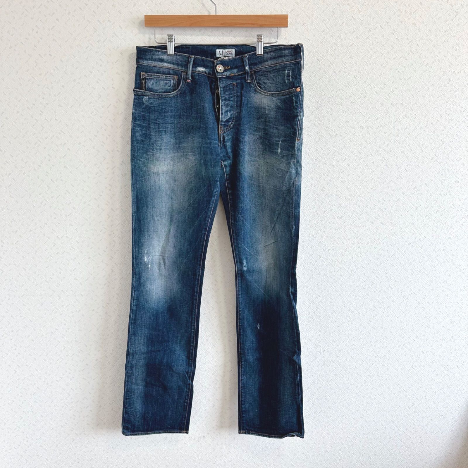 z873 【美品】ARMANI JEANSアルマーニジーンズ デニムパンツジーパンボトムス メンズ EU32サイズ - メルカリ