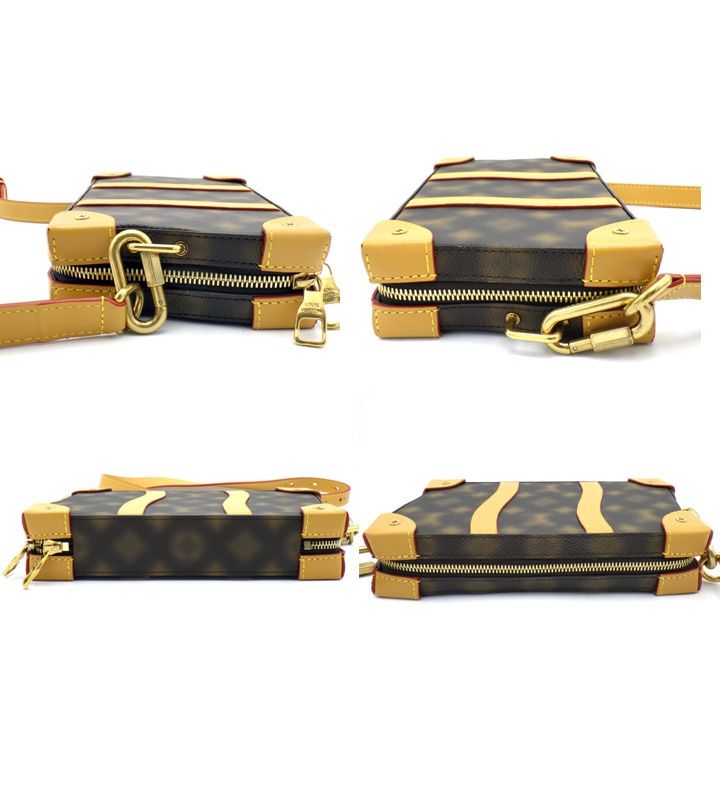 廃盤品 ルイヴィトン LOUIS VUITTON 22AW M81580 フォーカス モノグラム ウェーブ デザイン ソフト トランク ショルダー バッグ 43811 セール実施中。