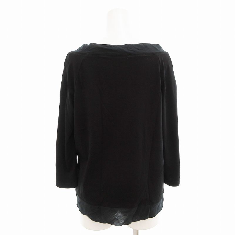 JIL SANDER ジルサンダー ジャケット　七分袖　ネイビー ポリエステル 23AW NEW】JIL SANDER_men / ジップ シャツジャケット / Black