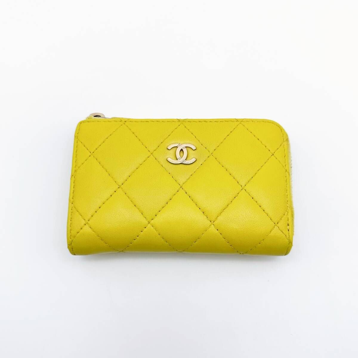 CHANEL シャネル マトラッセ ラムスキン コインケース 小銭入れ 