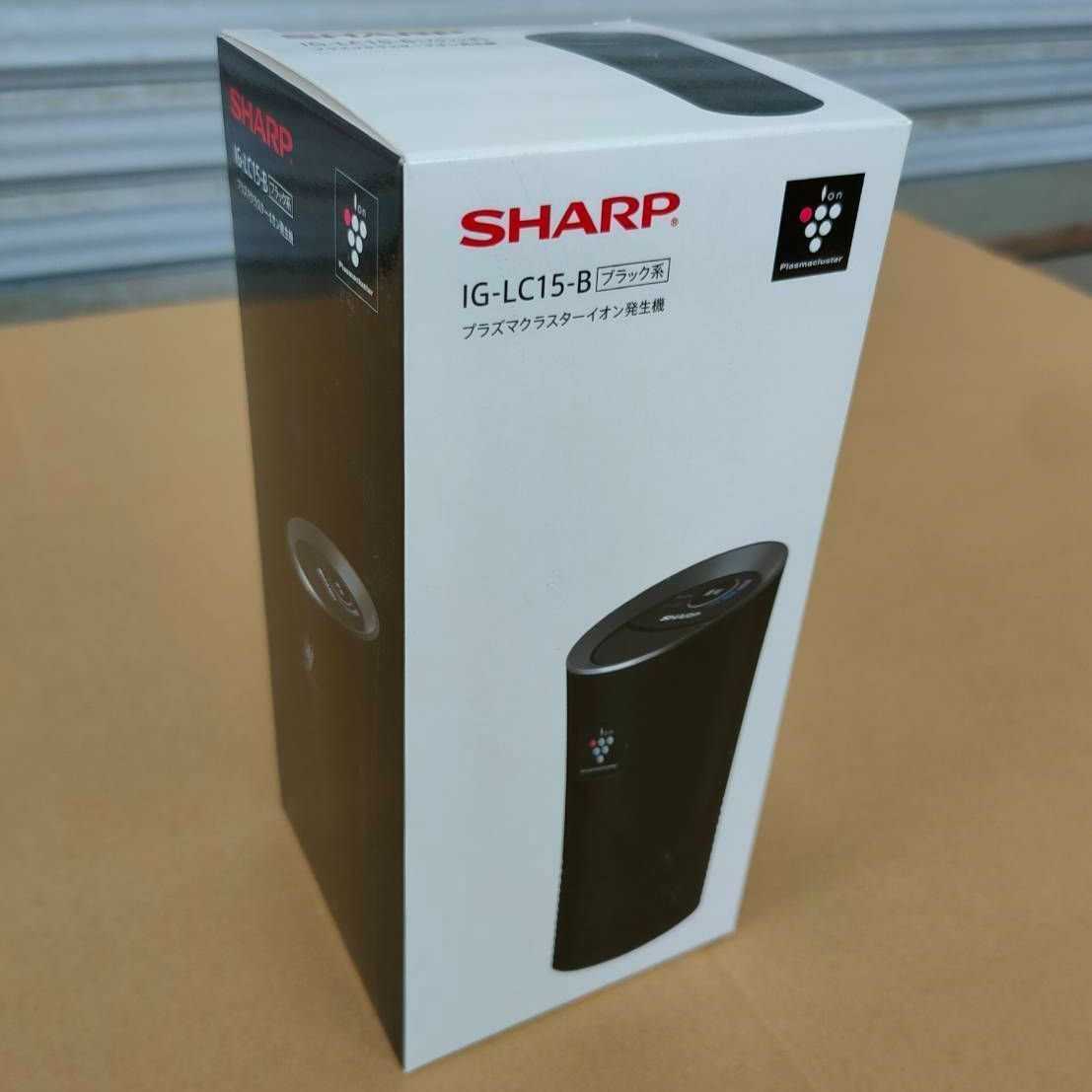 未拆封 SHARP 高濃度 プラズマクラスター 搭載 IG LC 15 B ラズマクラスターイオン発生機 車載対応タイプ ブラック系