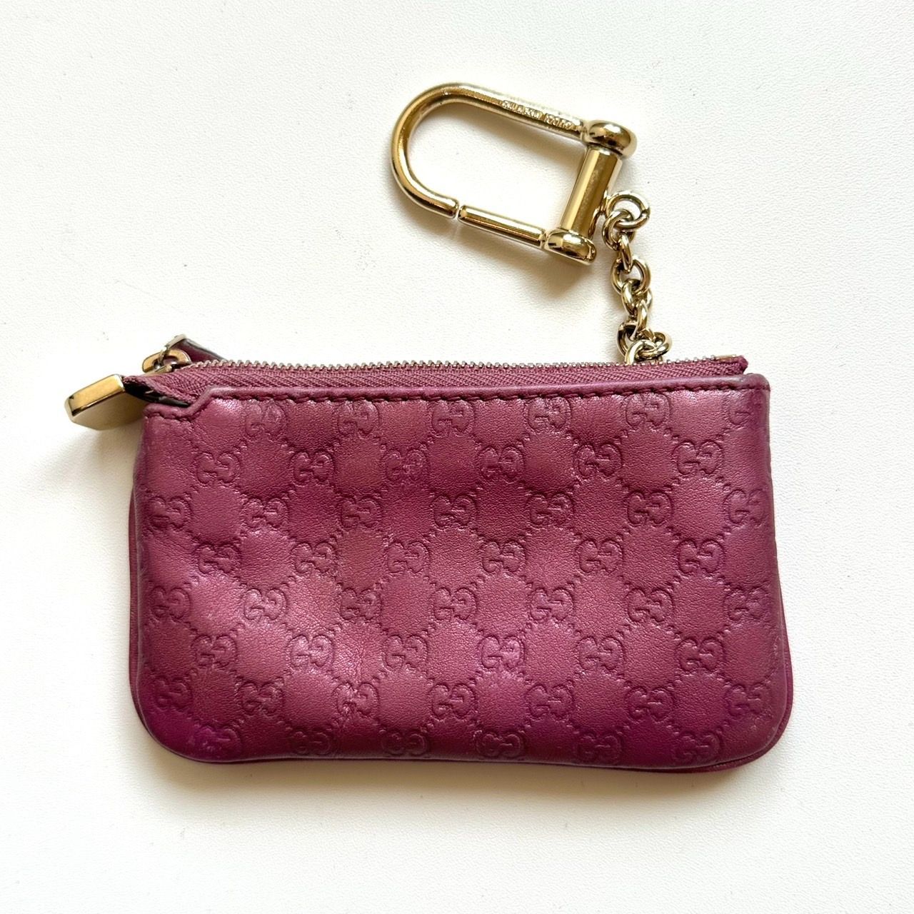 グッチ GUCCI コインケース キーケース グッチシマ パープル