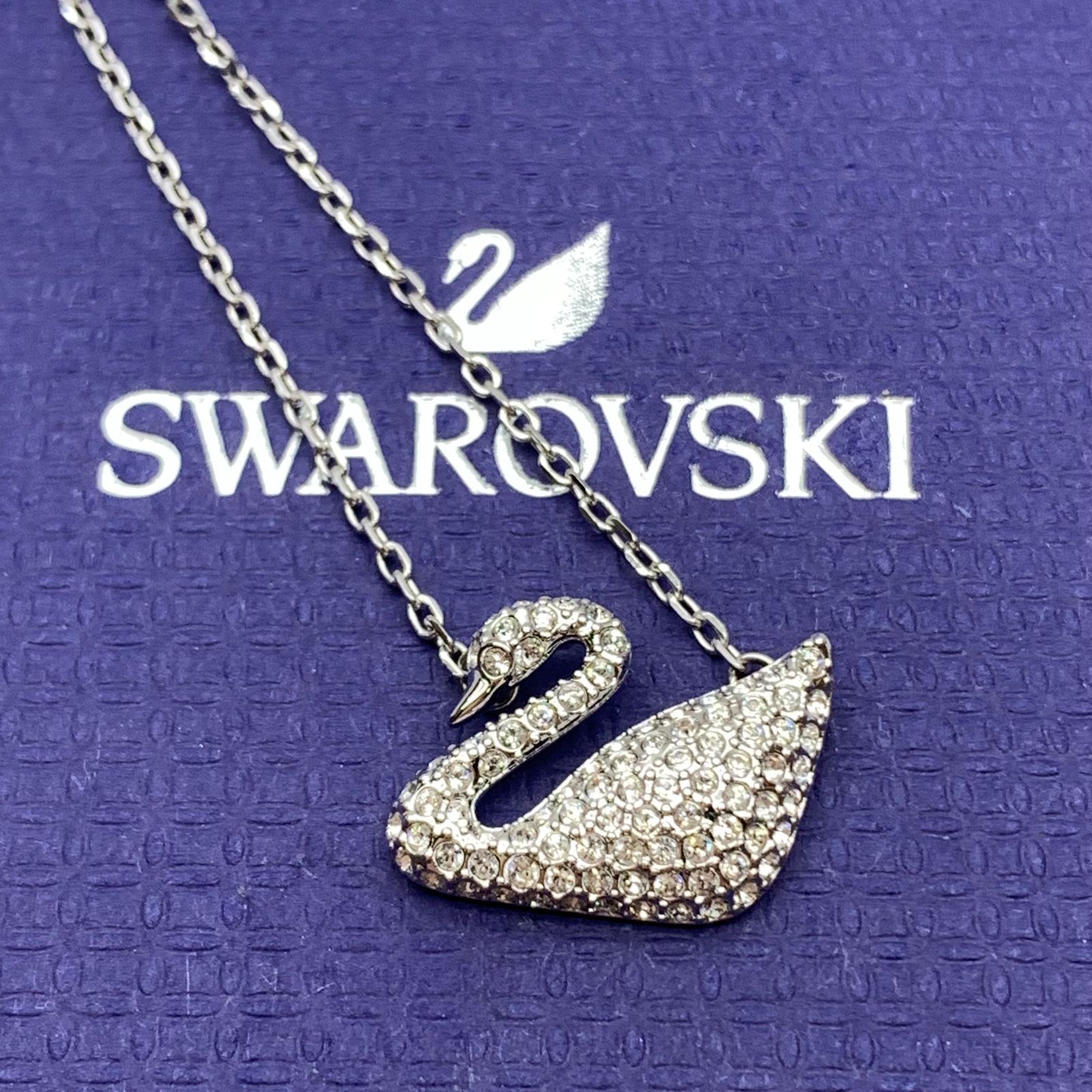 SWAROVSKI スワロフスキー スワン 白鳥 ネックレス ペンダント