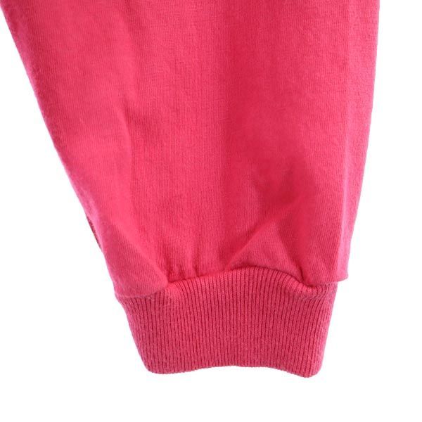 アルマーニジーンズ イタリア製 未使用 長袖 Tシャツ 44 ピンク ARMANI JEANS ロゴプリント ロンT メンズ 【中古】  【230901】 メール便可