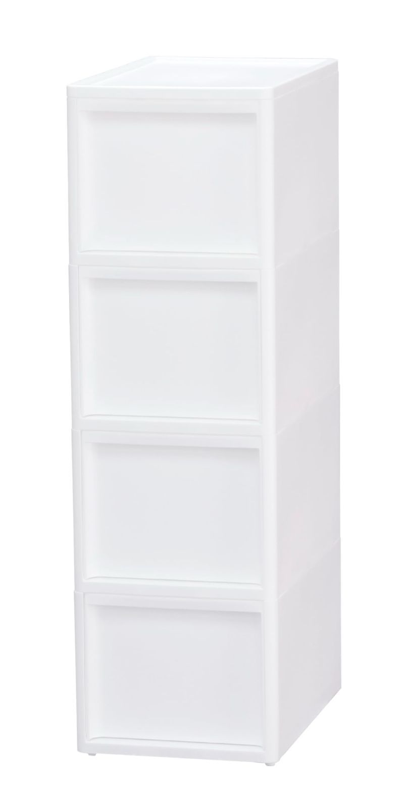 [New Arrivals] M4 Tier Finished Product, Made in Japan, Middle Stocker, All White, Recessed Kitchen Storage, Gap Storage, Width 26 x Depth 40 x Height 85 cm, Astage) JEJ Astage (JEJ