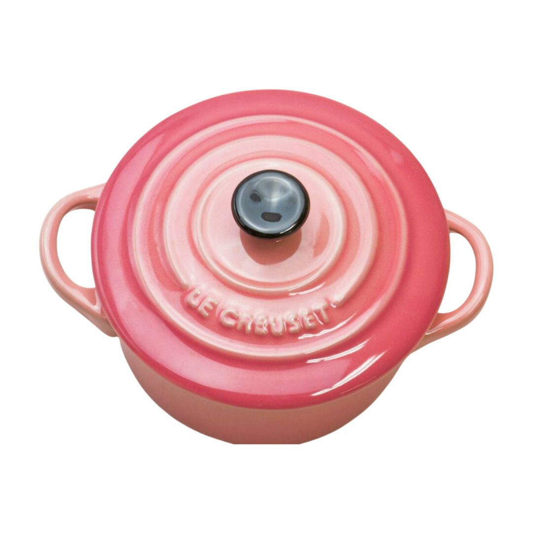 LE CREUSET ミニ　ココット　フォンデュセット　ローズクォーツ　新品 LE CREUSET ミニ ココット フォンデュセット ローズクォーツ