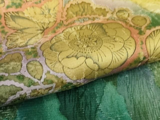 平和屋本店□極上 吉乃一廉 幻の辻が花 訪問着 ロング丈 暈し染め 銀