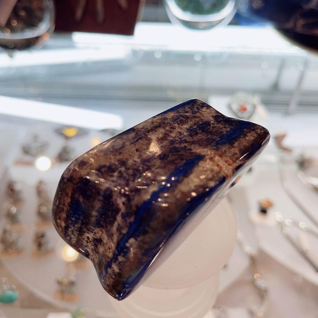 新品 高級 ラピスラズリ アフガニスタン 289g 天然無着色 磨き原石