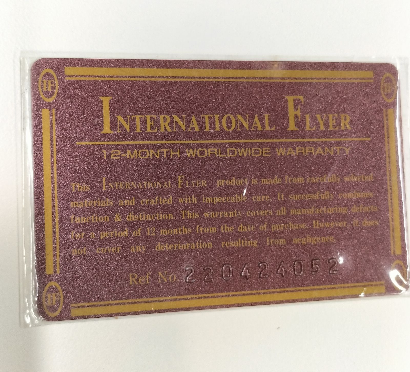 インターナショナル フラヤー International Flyer